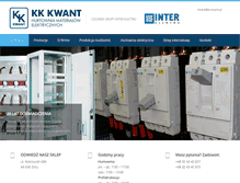 Tablet Screenshot of kk-kwant.pl